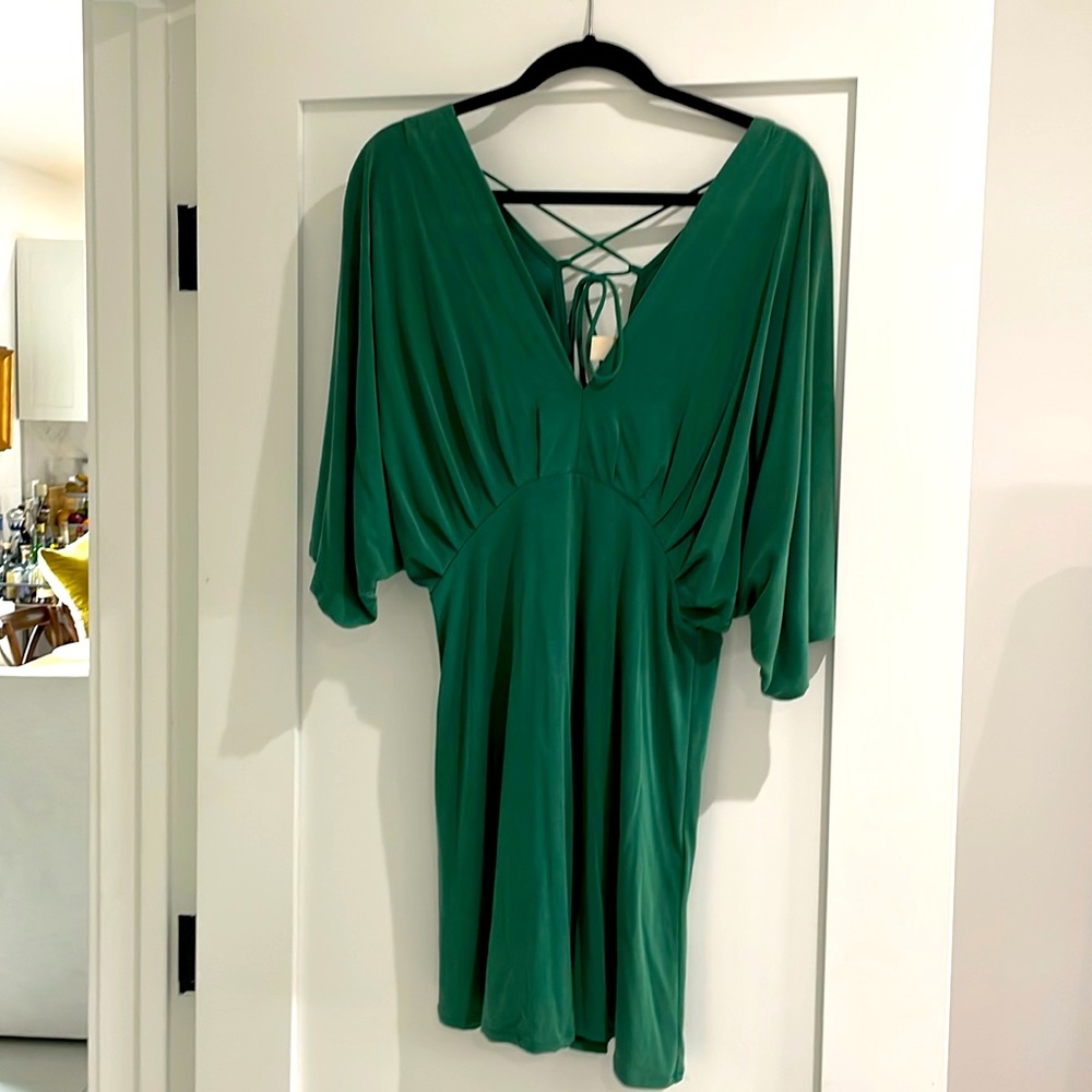 Sold! H&M green stretchy dress
